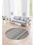Dijital Kaymaz Taban Yıkanabilir Modern Desen Yuvarlak Mutfak Salon Halısı, N-Y-Modern-70-Renkli, 1