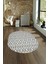 Dijital Kaymaz Yıkanabilir Modern Desen Oval Yolluk Mutfak Salon Halısı, N-O-Modern-84-Gri, 4