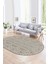 Dijital Kaymaz Yıkanabilir Modern Desen Oval Yolluk Mutfak Salon Halısı, N-O-MODERN-108-BEJ, 1