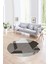 Dijital Kaymaz Taban Yıkanabilir Modern Desen Yuvarlak Mutfak Salon Halısı, N-Y-Modern-09-Kahve, 1