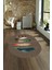 Dijital Kaymaz Yıkanabilir Modern Desen Oval Yolluk Mutfak Salon Halısı, N-O-MODERN-114-KAHVE, 4