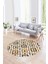 Dijital Kaymaz Taban Yıkanabilir Modern Desen Yuvarlak Mutfak Salon Halısı, N-Y-Modern-23-Kahve, 1