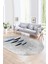 Dijital Kaymaz Yıkanabilir Modern Desen Oval Yolluk Mutfak Salon Halısı, N-O-MODERN-112-MAVİ, 1