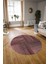 Dijital Kaymaz Taban Yıkanabilir Modern Desen Yuvarlak Mutfak Salon Halısı, N-Y-Modern-34-Pembe, 3