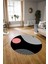 Dijital Kaymaz Taban Yıkanabilir Modern Desen Yuvarlak Mutfak Salon Halısı, N-Y-Modern-52-Pembe, 3