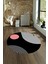 Dijital Kaymaz Taban Yıkanabilir Modern Desen Yuvarlak Mutfak Salon Halısı, N-Y-Modern-52-Pembe, 4