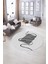 Dijital Kaymaz Taban Yıkanabilir Modern Desen Yuvarlak Mutfak Salon Halısı, N-Y-Modern-61-Gri, 5