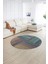 Dijital Kaymaz Taban Yıkanabilir Modern Desen Yuvarlak Mutfak Salon Halısı, N-Y-Modern-34-Renkli, 2