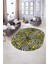 Dijital Kaymaz Yıkanabilir Modern Desen Oval Yolluk Mutfak Salon Halısı, N-O-MODERN-100-SARI, 5