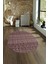 Dijital Kaymaz Yıkanabilir Modern Desen Oval Yolluk Mutfak Salon Halısı, N-O-Modern-86-Bordo, 4