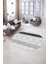 Dijital Kaymaz Taban Yıkanabilir Modern Desen Yuvarlak Mutfak Salon Halısı, N-Y-Modern-75-Gri, 5