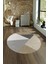 Dijital Kaymaz Taban Yıkanabilir Modern Desen Yuvarlak Mutfak Salon Halısı, N-Y-Modern-38-Kahve, 4