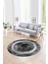 Dijital Kaymaz Taban Yıkanabilir Modern Desen Yuvarlak Mutfak Salon Halısı, N-Y-Modern-46-Gri, 1