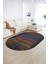 Dijital Kaymaz Yıkanabilir Modern Desen Oval Yolluk Mutfak Salon Halısı, N-O-Modern-28-Renkli, 2