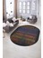 Dijital Kaymaz Yıkanabilir Modern Desen Oval Yolluk Mutfak Salon Halısı, N-O-Modern-28-Renkli, 5