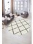 Dijital Kaymaz Yıkanabilir Modern Desen Oval Yolluk Mutfak Salon Halısı, N-O-MODERN-116-KREM, 5