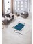 Dijital Kaymaz Taban Yıkanabilir Modern Desen Yuvarlak Mutfak Salon Halısı, N-Y-Modern-61-Mavi, 5