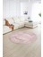 Dijital Kaymaz Taban Yıkanabilir Modern Desen Yuvarlak Mutfak Salon Halısı, N-Y-Modern-62-Pembe, 2