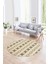 Dijital Kaymaz Taban Yıkanabilir Modern Desen Yuvarlak Mutfak Salon Halısı, N-Y-Modern-64-Kahve, 1