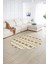 Dijital Kaymaz Taban Yıkanabilir Modern Desen Yuvarlak Mutfak Salon Halısı, N-Y-Modern-64-Kahve, 2