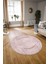 Dijital Kaymaz Taban Yıkanabilir Modern Desen Yuvarlak Mutfak Salon Halısı, N-Y-Modern-62-Pembe, 3