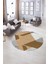 Dijital Kaymaz Taban Yıkanabilir Modern Desen Yuvarlak Mutfak Salon Halısı, N-Y-Modern-09-Turuncu, 5