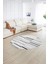 Dijital Kaymaz Taban Yıkanabilir Modern Desen Yuvarlak Mutfak Salon Halısı, N-Y-Modern-74-Gri, 2