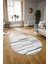 Dijital Kaymaz Taban Yıkanabilir Modern Desen Yuvarlak Mutfak Salon Halısı, N-Y-Modern-74-Gri, 3
