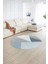 Dijital Kaymaz Taban Yıkanabilir Modern Desen Yuvarlak Mutfak Salon Halısı, N-Y-Modern-38-Mavi, 2