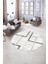 Dijital Kaymaz Taban Yıkanabilir Modern Desen Yuvarlak Mutfak Salon Halısı, N-Y-Modern-80-Krem, 5