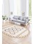 Dijital Kaymaz Yıkanabilir Modern Desen Oval Yolluk Mutfak Salon Halısı, N-O-Modern-81-Renkli, 1