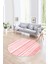 Dijital Kaymaz Taban Yıkanabilir Modern Desen Yuvarlak Mutfak Salon Halısı, N-Y-Modern-36-Pembe, 1