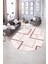 Dijital Kaymaz Yıkanabilir Modern Desen Oval Yolluk Mutfak Salon Halısı, N-O-Modern-80-Pembe, 5