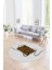 Dijital Kaymaz Taban Yıkanabilir Modern Desen Yuvarlak Mutfak Salon Halısı, N-Y-Modern-61-Kahve, 1