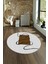 Dijital Kaymaz Taban Yıkanabilir Modern Desen Yuvarlak Mutfak Salon Halısı, N-Y-Modern-61-Kahve, 4