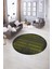 Dijital Kaymaz Taban Yıkanabilir Modern Desen Yuvarlak Mutfak Salon Halısı, N-Y-Modern-28-Sarı, 5