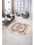 Dijital Kaymaz Taban Yıkanabilir Modern Desen Yuvarlak Mutfak Salon Halısı, N-Y-Modern-37-Bordo, 5