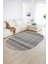 Dijital Kaymaz Yıkanabilir Modern Desen Oval Yolluk Mutfak Salon Halısı, N-O-Modern-70-Renkli, 2