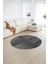 Dijital Kaymaz Taban Yıkanabilir Modern Desen Yuvarlak Mutfak Salon Halısı, N-Y-Modern-34-Gri, 2