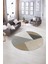 Dijital Kaymaz Taban Yıkanabilir Modern Desen Yuvarlak Mutfak Salon Halısı, N-Y-Modern-38-Kahve, 5