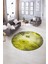 Dijital Kaymaz Taban Yıkanabilir Modern Desen Yuvarlak Mutfak Salon Halısı, N-Y-MODERN-109-SARI, 5