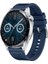 Huawei Watch Gt2 Elite-Sport-Classic 46MM-GT2 Pro 22MM Uyumlu Dikiş Desenli Dokuma Silikon Kordon 1