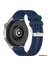 Huawei Watch Gt2 Elite-Sport-Classic 46MM-GT2 Pro 22MM Uyumlu Dikiş Desenli Dokuma Silikon Kordon 2