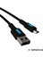 Coral Micro USB Kablo, 2.0A, 150 Cm, Mavi/siyah 2