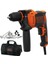 Black Decker BEH710SA40 710 Watt 13 mm Darbeli Matkap 40 Parça Aksesuar Seti 700-1000 Watt Kabl 1