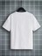 Rahat Kalıp Pamuklu Baskılı Beyaz Çocuk T-Shirt 2