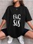 Bıg Sıs Baskılı Oversize Tshırt 1