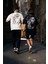 Unıt Me Puzzle Baskılı Oversize Tshirt 4