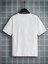 Rahat Kalıp Pamuklu Baskılı Beyaz Çocuk T-Shirt 2