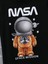 Rahat Kalıp Pamuklu Nasa-Uzay Baskılı Çocuk T-Shirt 2